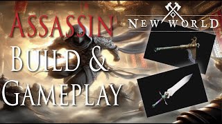 Greatsword amp Hatchet PVP Build amp Gameplay  New World Assassin [upl. by Howes]