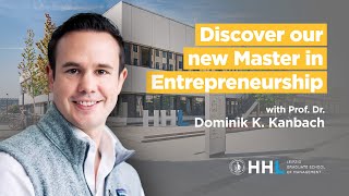 New Master in Entrepreneurship Program at HHL [upl. by Argile]