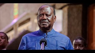 LIVE Raila Odinga Presser [upl. by Miah]