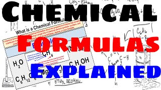 Chemical Formulas  Explained [upl. by Demott]