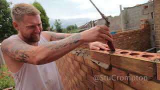 Bricklayers at Work  Laying Bricks [upl. by Enigroeg]