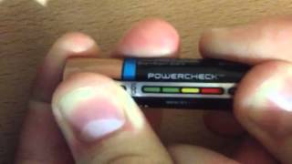 How To Use The Powercheck on Duracell Piles [upl. by Olihs]