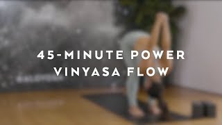 45Minute Power Vinyasa Flow With Briohny Smyth [upl. by Hanid]