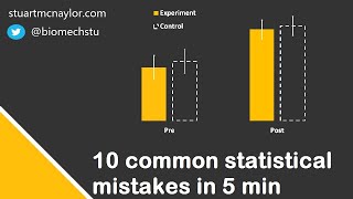 Ten Statistical Mistakes in 5 Min [upl. by Sculley413]