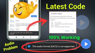 Audio Format Eac3 Not Supported In Mx Player  Custom Codec For Mx Player To Fix Eac3 Audio [upl. by Isadore]