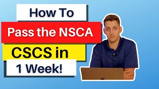 How to Pass the NSCA CSCS in 1 Week In 2023 [upl. by Vaclava]