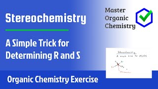 Stereochemistry  A Simple Trick for Determining R and S [upl. by Aidnahs]