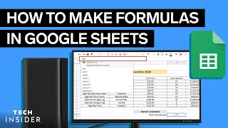 How To Make Formulas In Google Sheets [upl. by Fiester524]