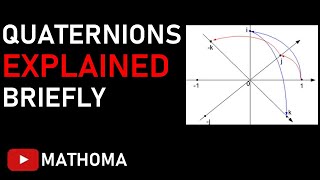 Quaternions EXPLAINED Briefly [upl. by Berenice]