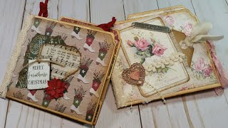 Part 1 File Folder Mini Journal  Booklet Tutorial [upl. by Andrea]