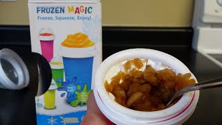 Make A Slushy In 60 SECONDS  Magic Quick Frozen Smoothies Cup [upl. by Konikow]