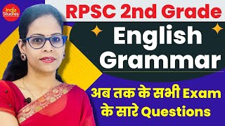 REET 2022  RPSC 2nd Grade  English Grammar  अब तक के सभी Exams के सारे Questions  Soni Maam [upl. by Kornher]