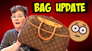 Louis Vuitton Deauville Bag UPDATE [upl. by Blatman291]