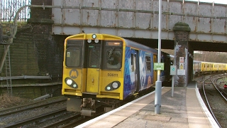 Half an Hour at 216  Birkenhead North Station 1022017  Class 507 508 terminus [upl. by Llehctim]