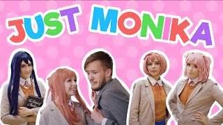 JUST MONIKA  Doki Doki Literature Club  COSPLAY VIDEO  COVER [upl. by Yntirb413]