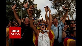 BREAKING NEWS Catalonia Declares Independence  BBC News [upl. by Irab34]