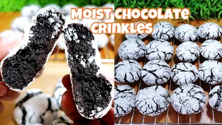 MOIST CHOCOLATE CRINKLES [upl. by Pavel]