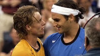 Roger Federer vs Lleyton Hewitt 2004 US Open Final Highlights [upl. by Costello]